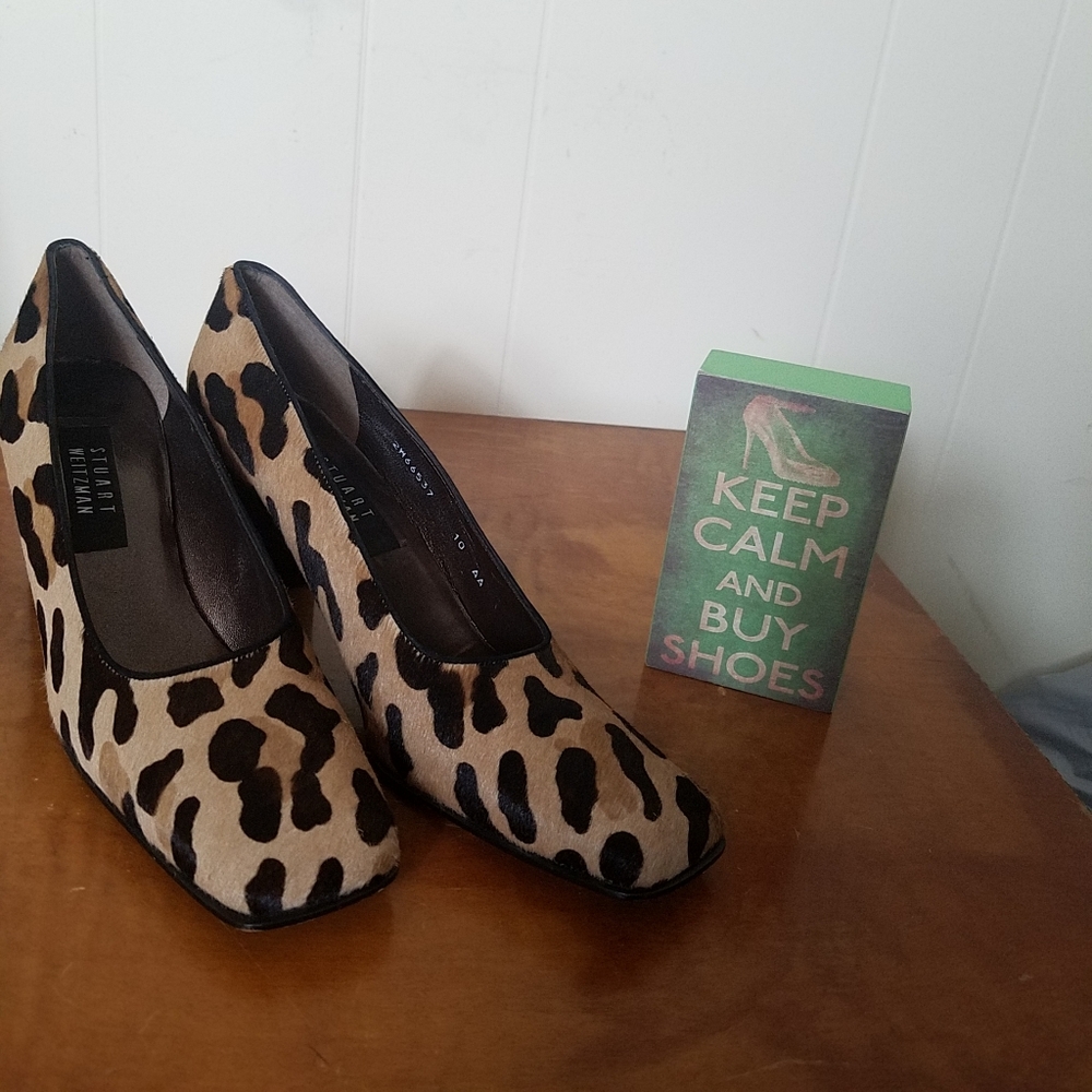 Stuart Weitzman Cheetah Print Shoes - image 2